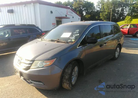 2014 Honda Odyssey Lx z USA, uszkodzony, nr VIN 5FNRL5H2XEB106627